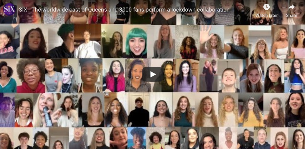 women on a video call
