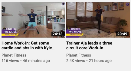 workout videos