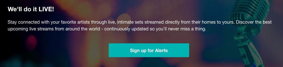 sign up page