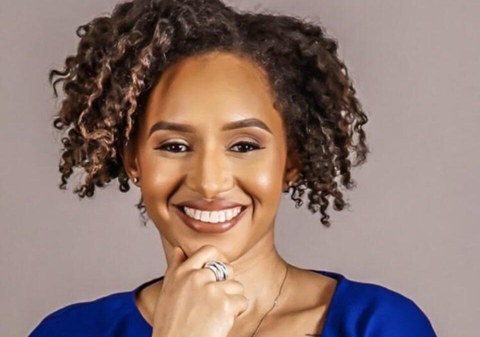 woman smiling