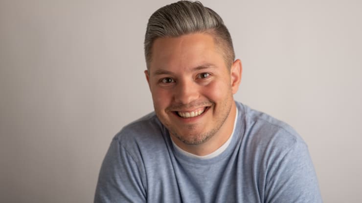 man smiling