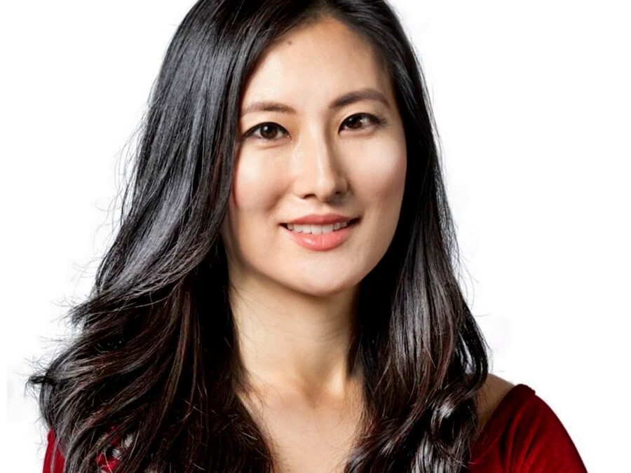 woman smiling