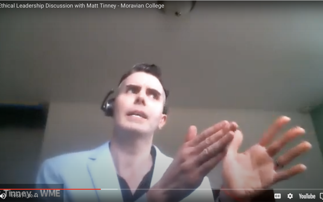 man talking