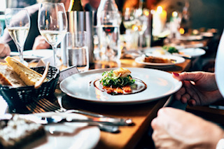 food on the plate