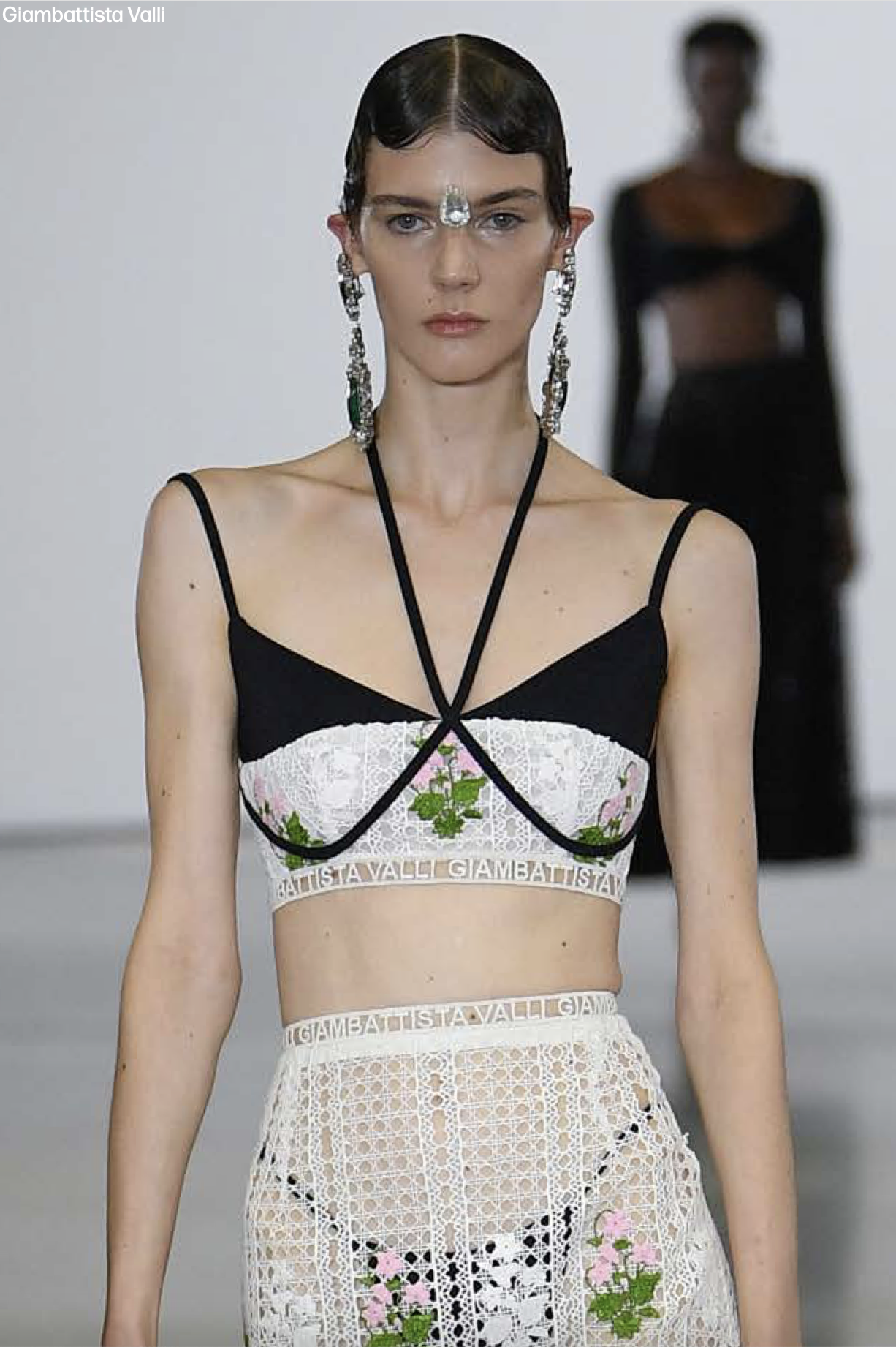 Gaimbattista Vali: I love the floral appliqués. So sweet. But I think you need a couple more to complete the look